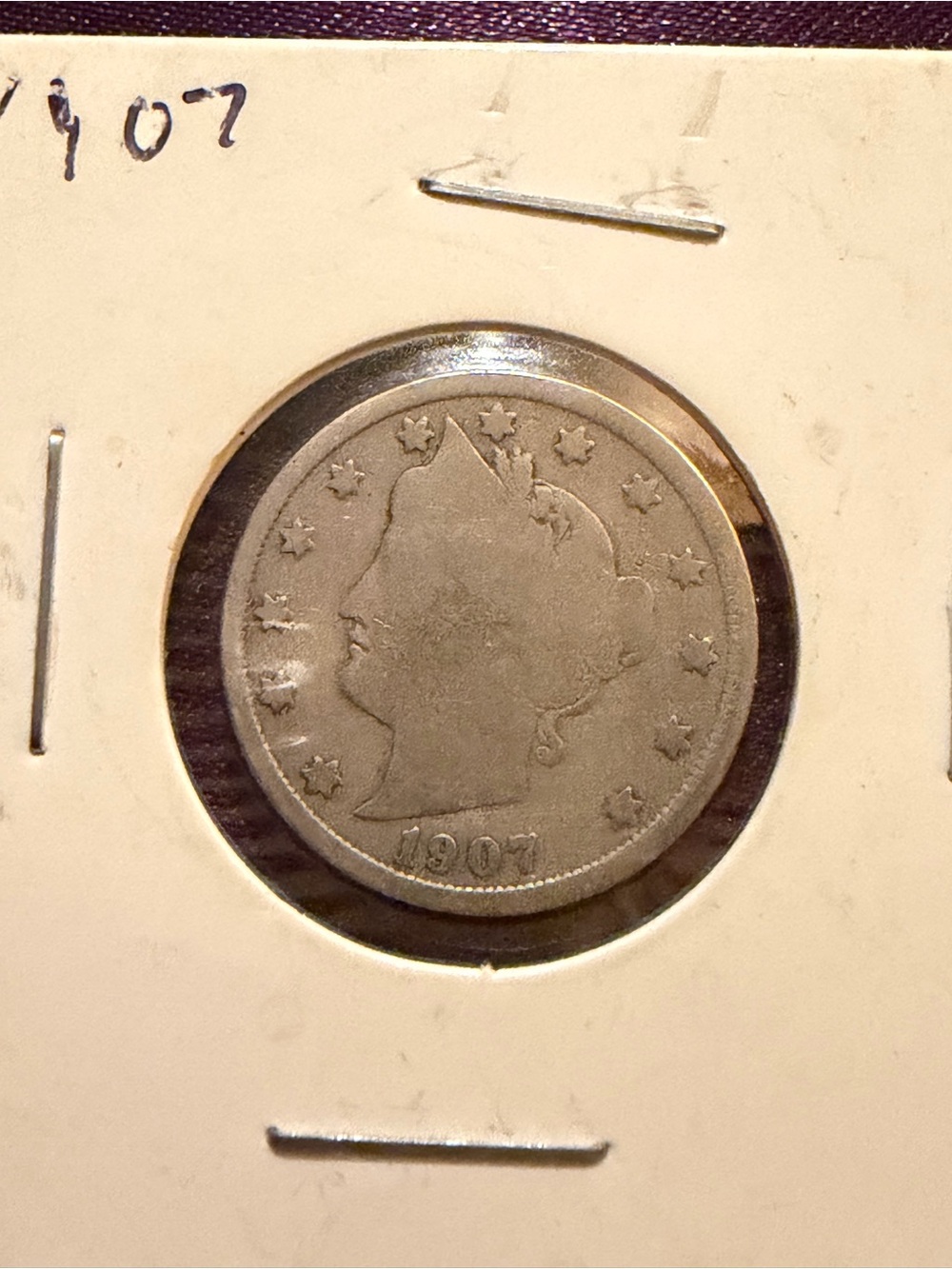 1907 Liberty Head Nickel - Classic Silver Coin